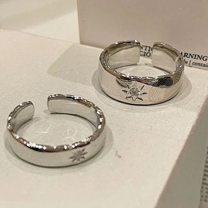 2 Pierścionki Pierścień Gwiazda 1 i 2