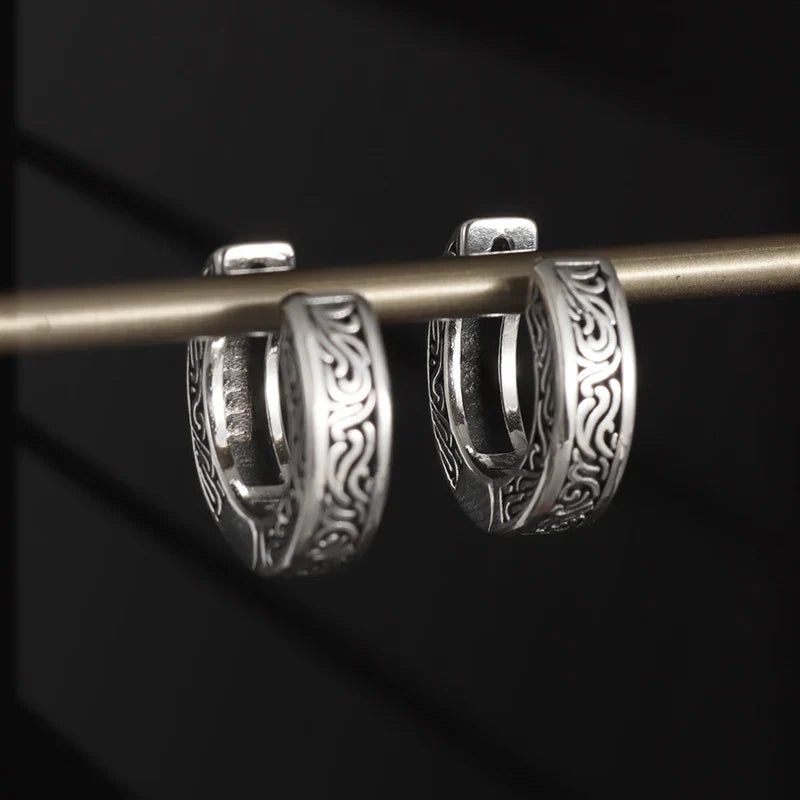 Boucles d'Oreilles Creoles Viking Nordique