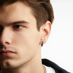 Geometryczne kolczyki wiking dla mężczyzn3 4