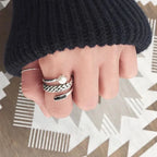 Pierścionek srebrny z perłą