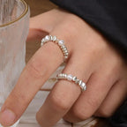 Elegancki pierścionek z pereł