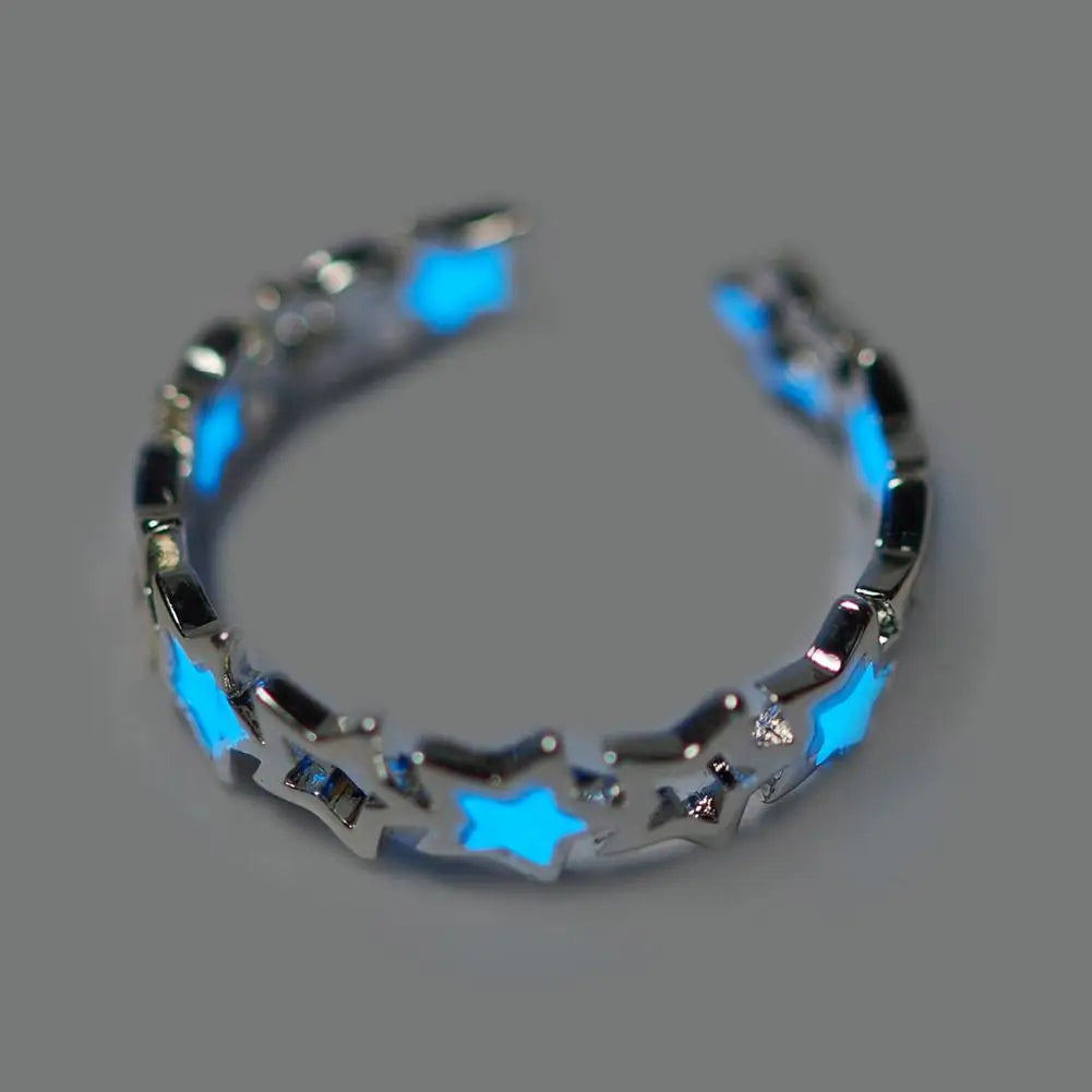 Pierścionek Pierścień Gwiazda Świecąca