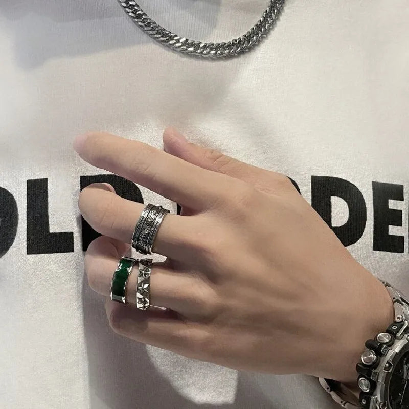 Ring Stjerne Skulptureret