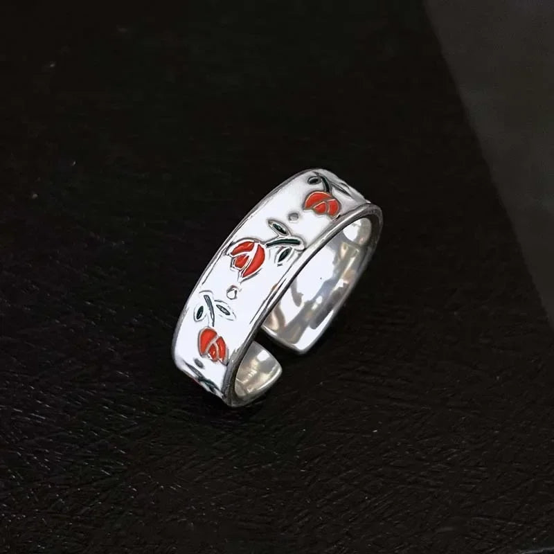 Bague Anneau Fleurs de Tulipe