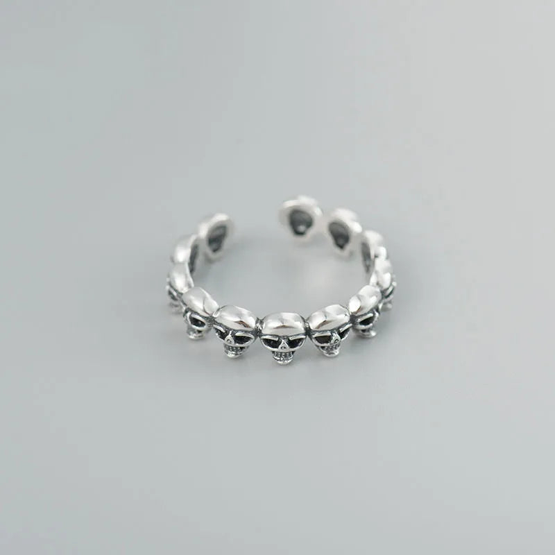 Bague Anneau Têtes de Morts