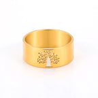 Pierścionek Drzewo Życia Wieczność złoto