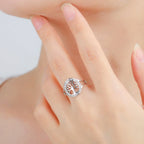 Pierścionek Drzewo Życia Cyrkonia dla Kobiet srebrny