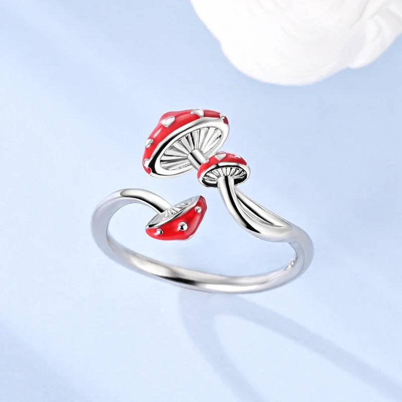 Pierścionek jesienny z grzybami