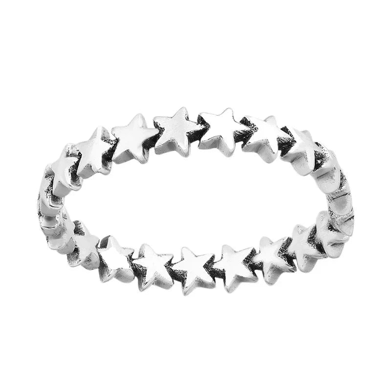 Pierścionek z półksiężycem i gwiazdami