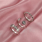 Pierścionek z półksiężycem i gwiazdami