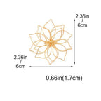 Pierścionek z dużym kwiatem
