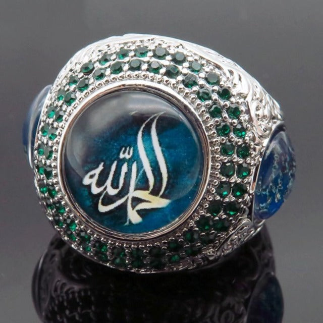 Pierścień berberyjski męski / damski kolor srebrny