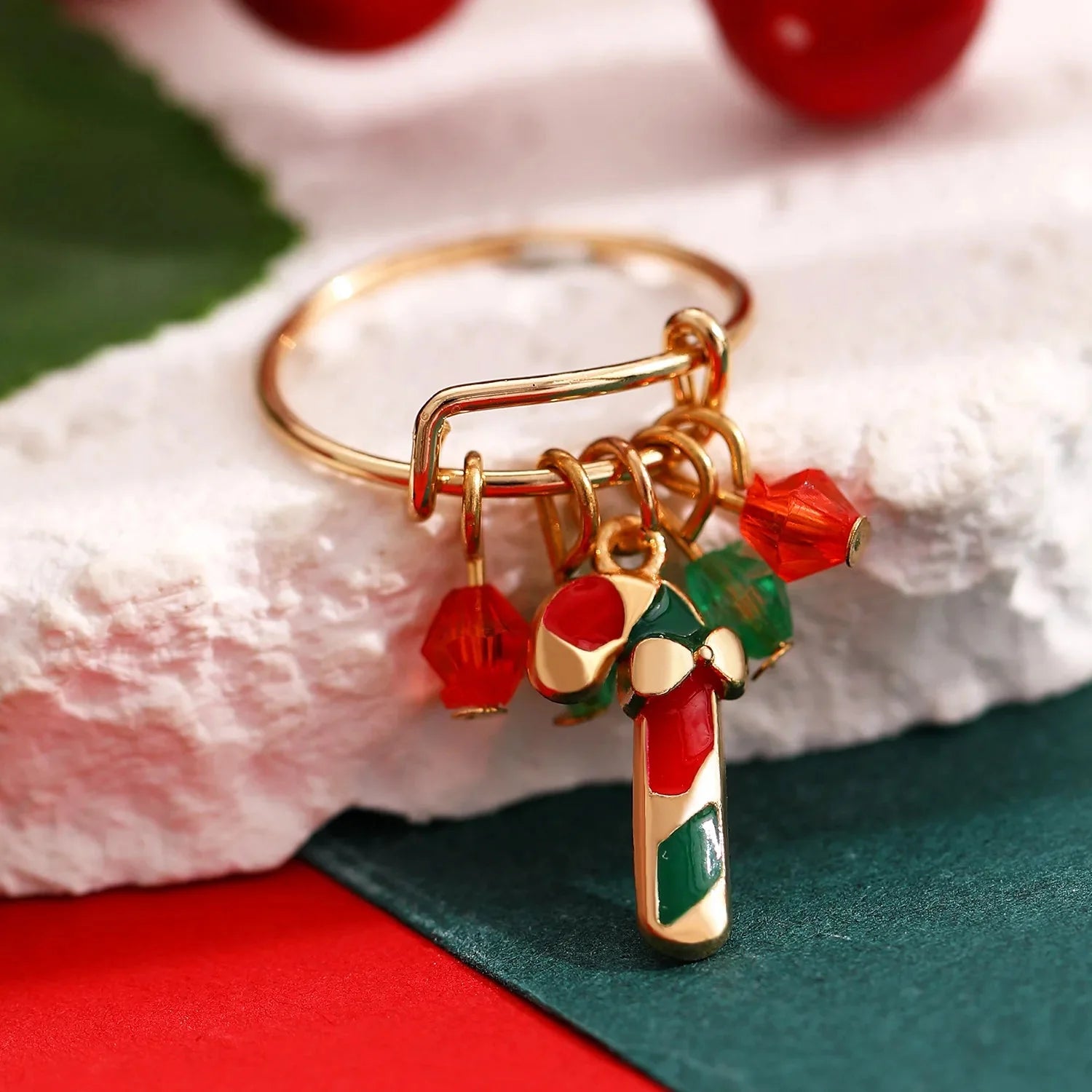 Bague Bonbons de Noël Femme