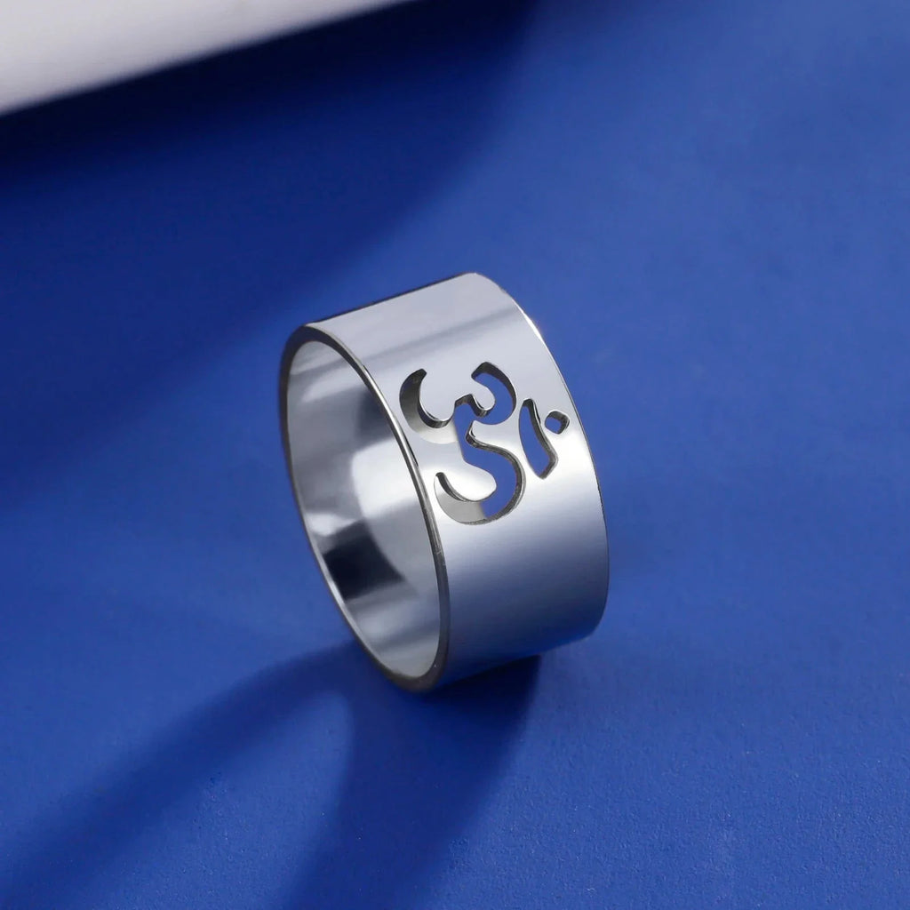 Bague Bouddhiste Om Tibétain argent