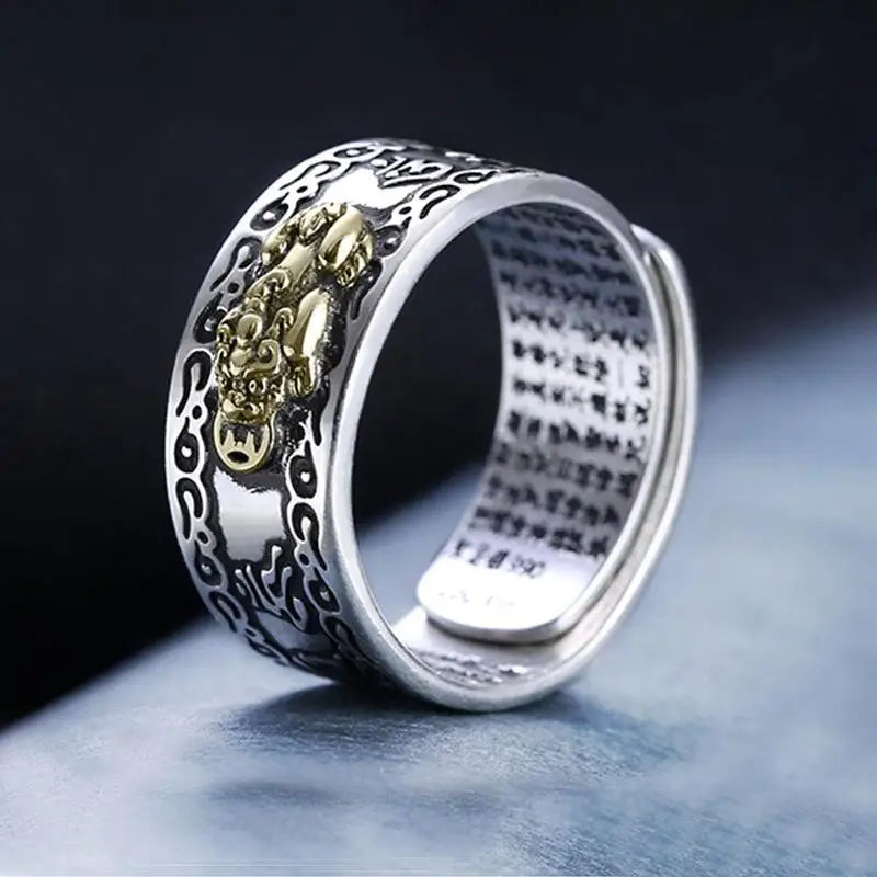 Bague Bouddhiste Om Tibétain pour Homme ou Femme