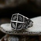 Pierścionek Kompas Obrączka Róża Wiatrów