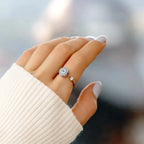 Pierścionek przeciw lękowi Greckie tureckie niebieskie oko Matiasma Mataki