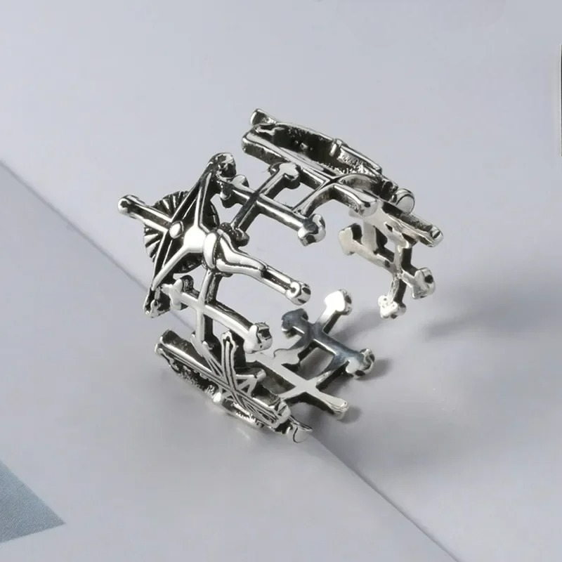 Pierścionek Krzyż Jezusa dla Kobiet