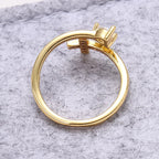 Pierścionek Krzyż & Cyrkonia dla Kobiet 