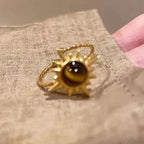 Pierścień ochronny z Okiem Tygrysa