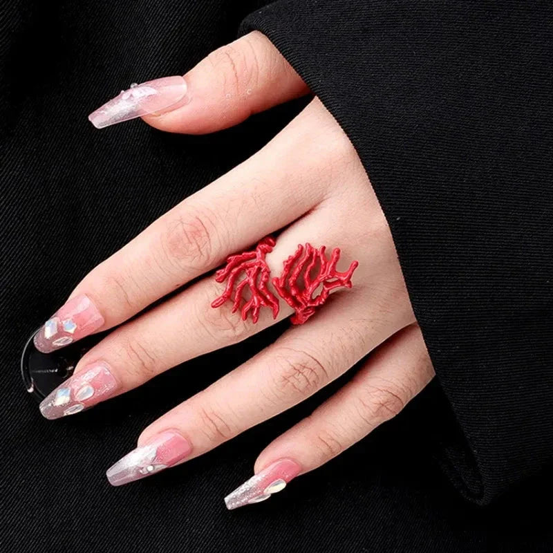 Bague en Branches Corail