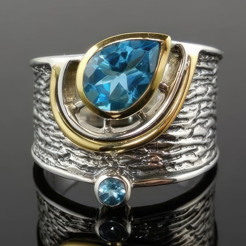 Bague Ethnique Argent et Pierre