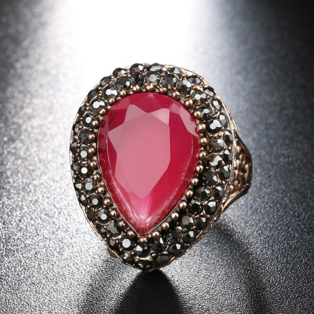 Pierścionek etniczny damski