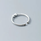 Pierścionek damski Nieskończoność Srebro