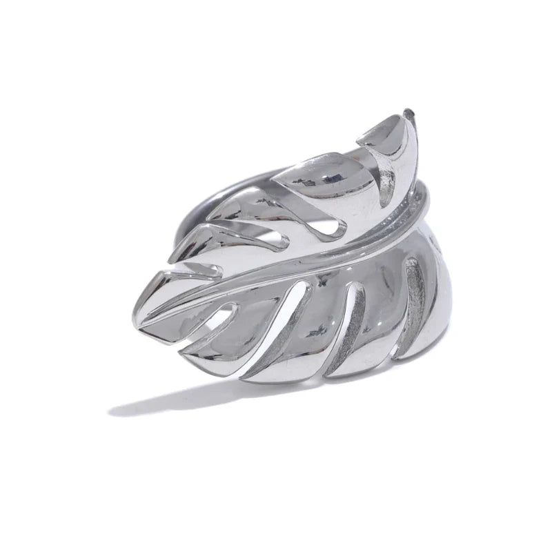 Bague Feuille de Palmier argent
