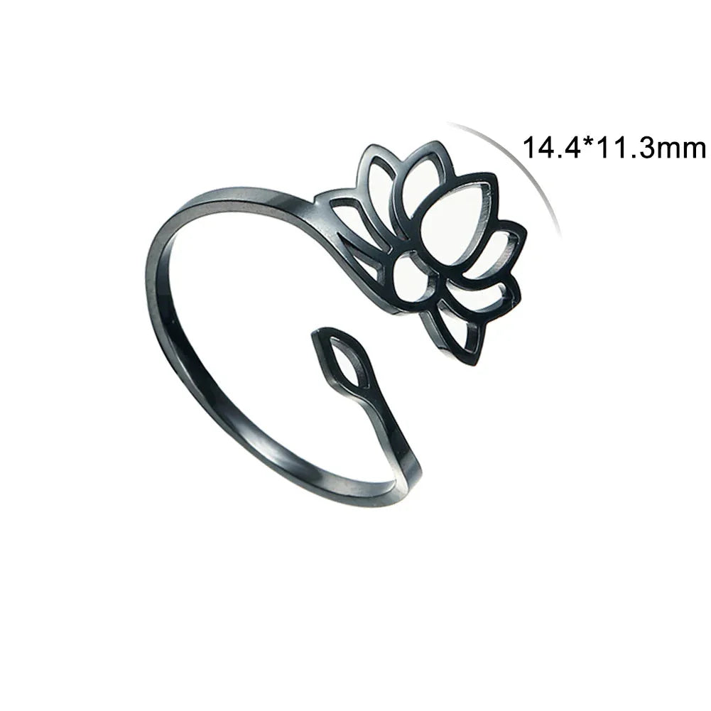 Bague Fleur de Lotus Femme