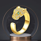 Pierścionek Gepard ze złota