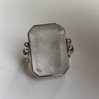 Pierścionek Marique crystal vintage francuski 