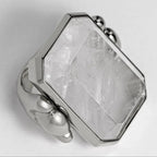 Pierścionek Marique crystal vintage francuski 