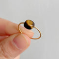 Pierścionek z oczkiem tygrysim dla kobiet