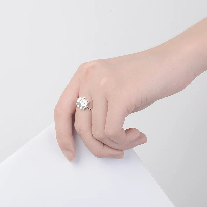 Pierścionek Panda