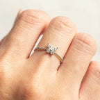 Pierścionek Motyl srebrny