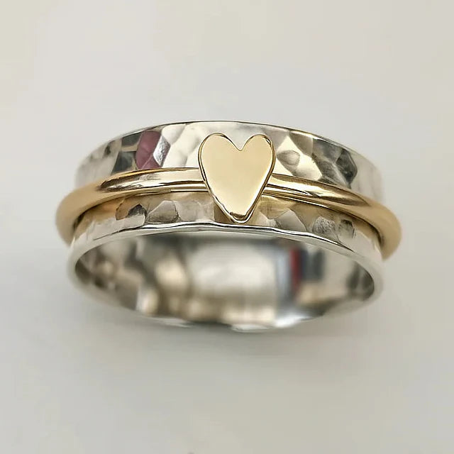 Bague Petit Coeur Coloré