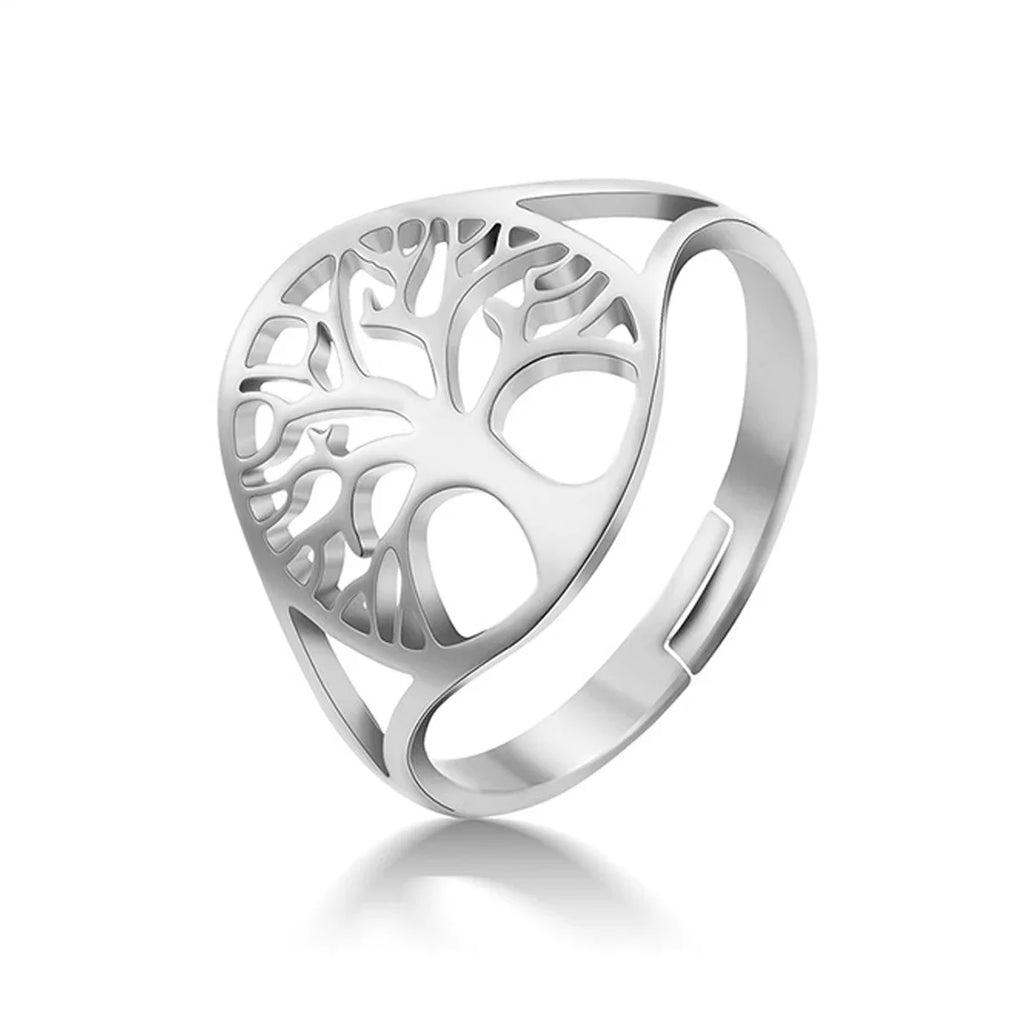 Bague Rétro Arbre de Vie argent