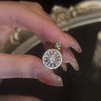 Obrączka obrotowa anty-stresowa dla kobiet srebrna