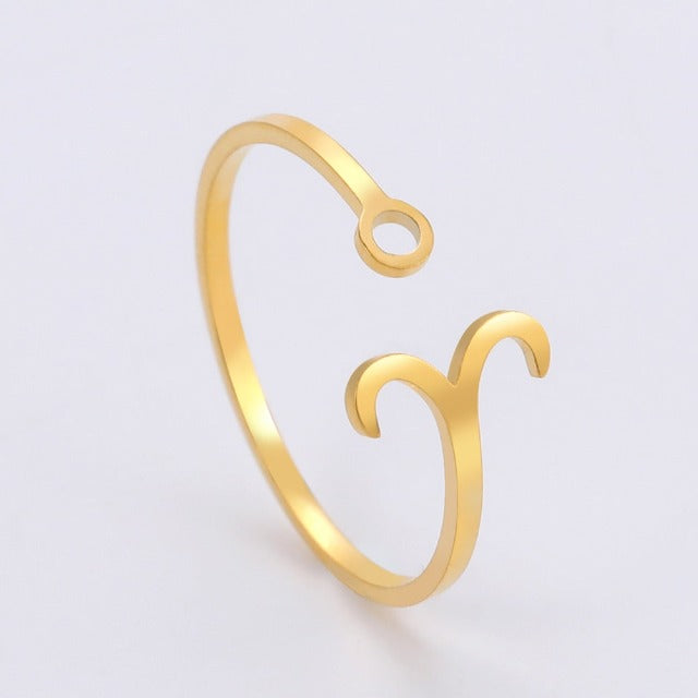 Pierścień Znak Zodiaku 12 Konstelacji