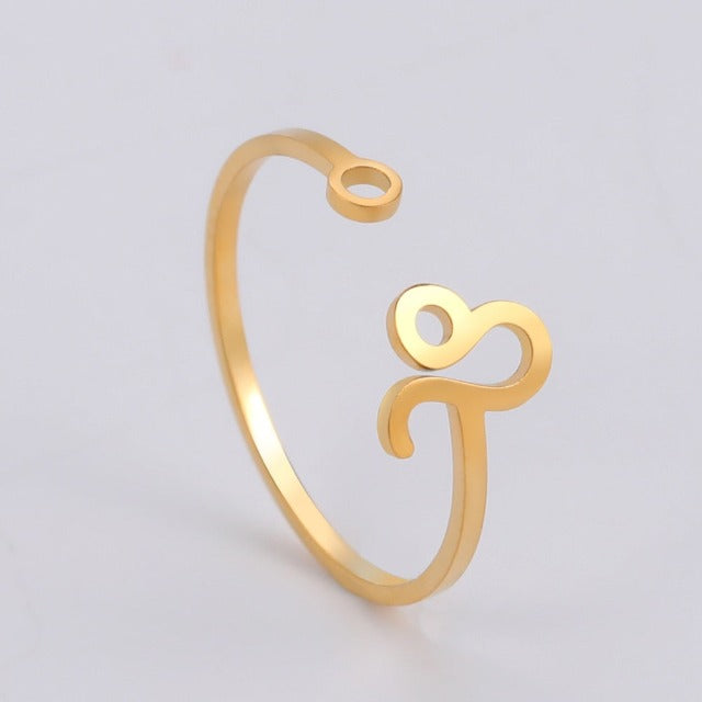 Pierścień Znak Zodiaku 12 Konstelacji