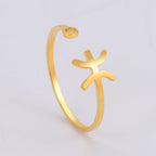 Pierścień Znak Zodiaku 12 Konstelacji