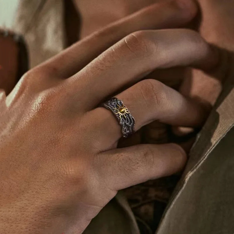 Pierścień Słońce dla mężczyzny