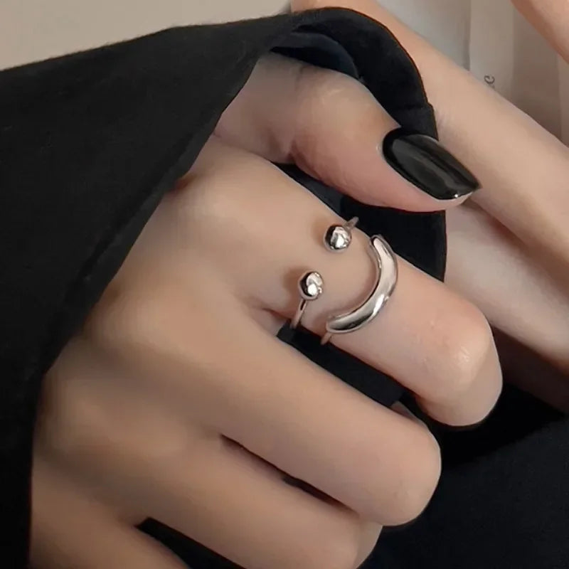 Pierścionek Uśmiech Smiley na lęk 