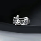 Pierścionek w stylu starożytnym Kleopatra Królowa Egiptu