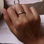 Pierścionek w stylu egipskim Oko Horusa