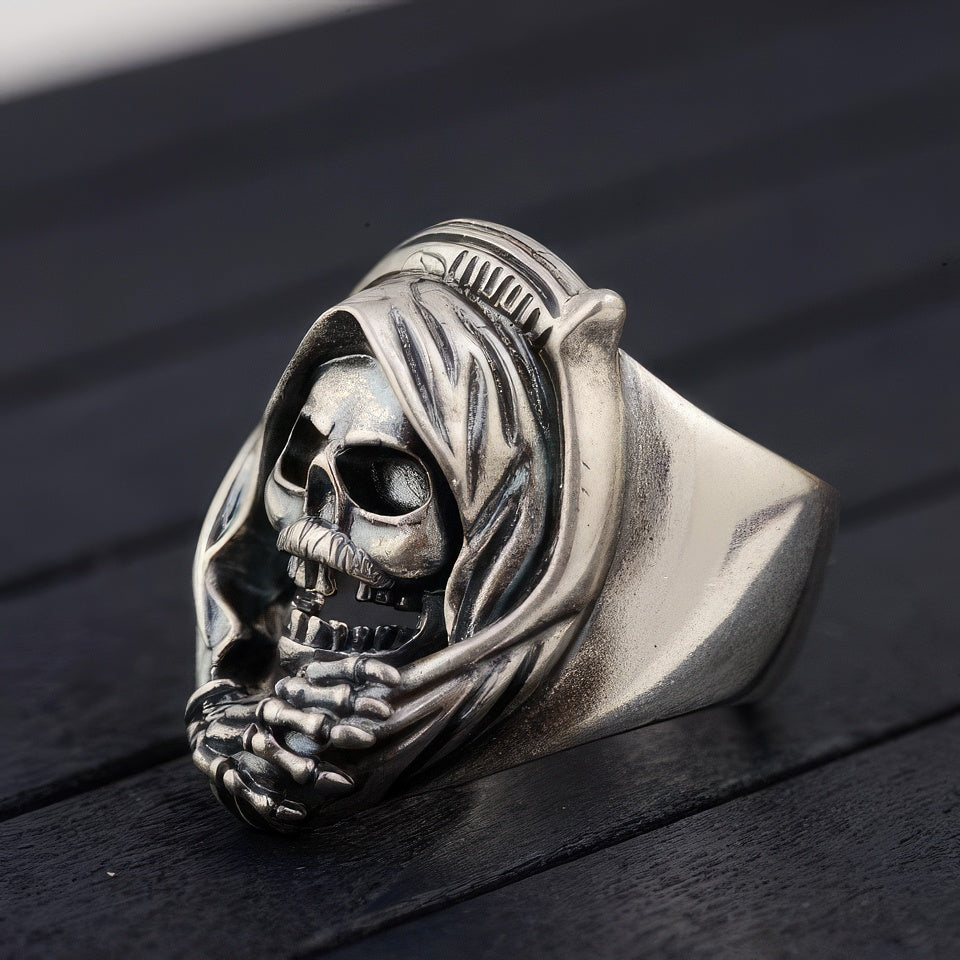 Bague Tête de Mort Argent