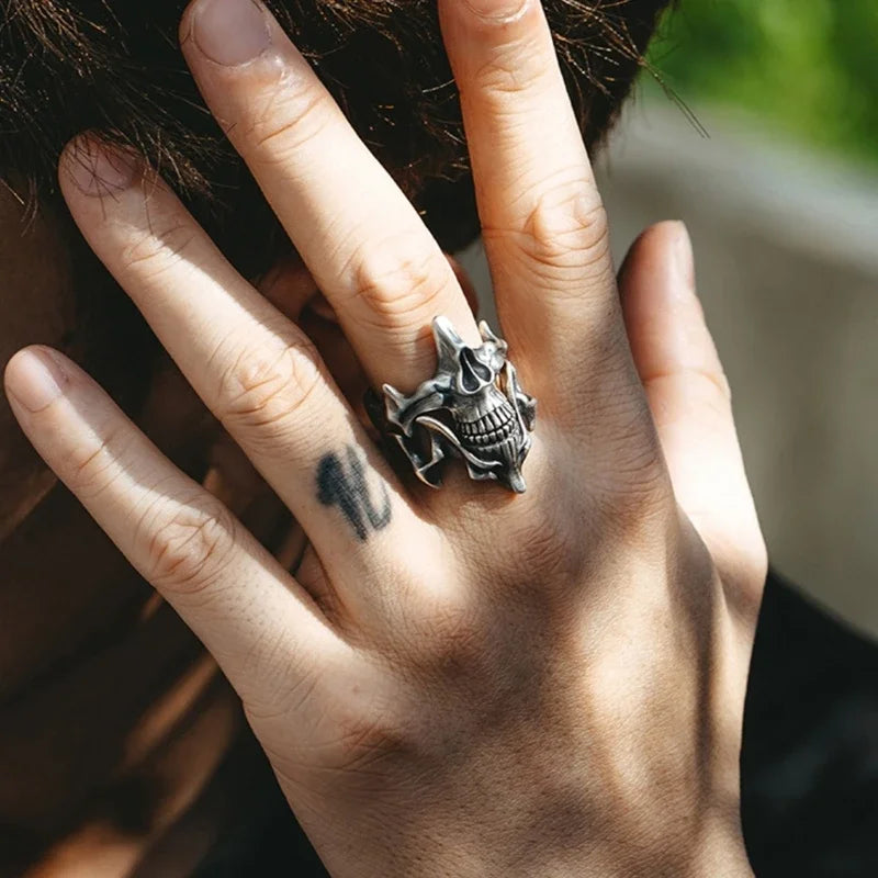 Bague Tête de Mort Homme ou Femme B
