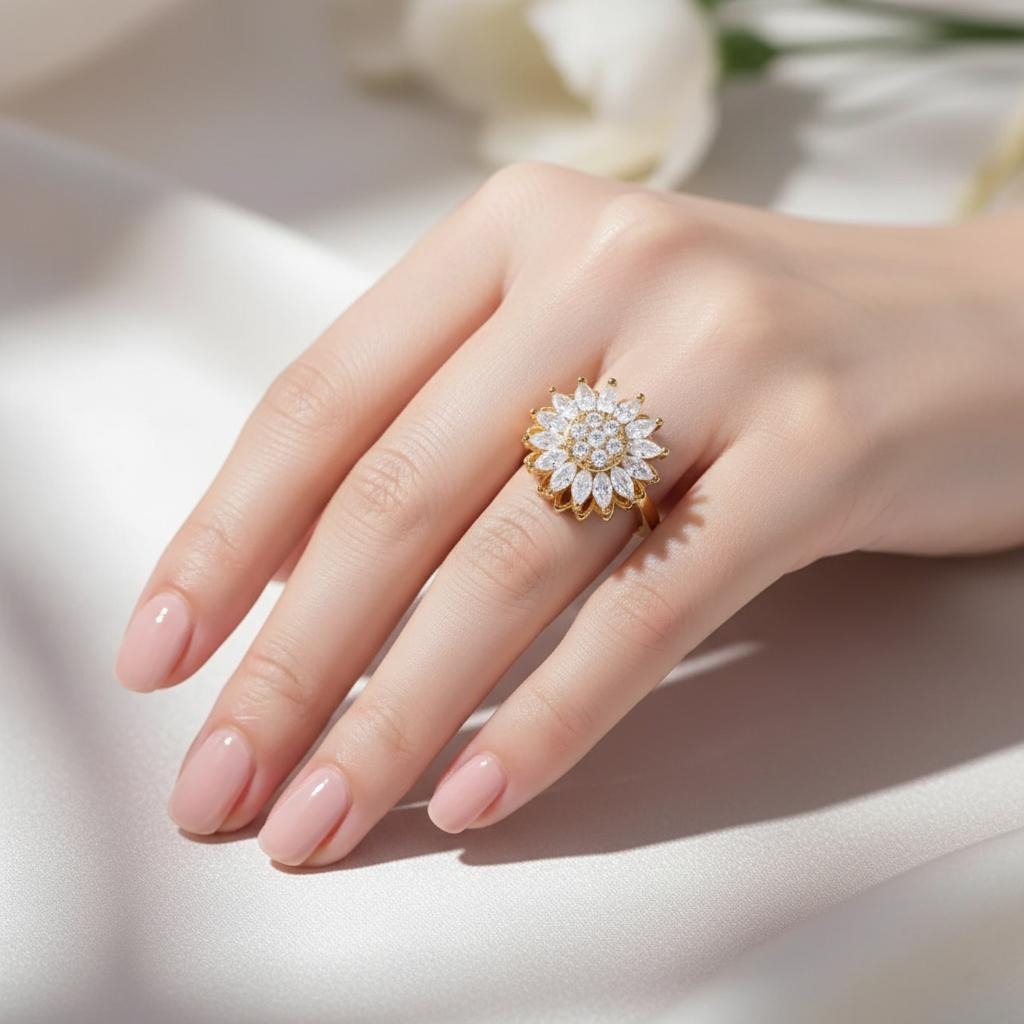 Bague Tournesol Anti-Stress