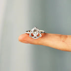 Pierścionek Triquetra Węzeł Trójcy Irlandzki Celtycki srebrny